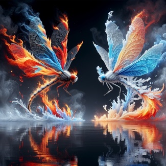 Cover art for The Dance of Fire and Ice